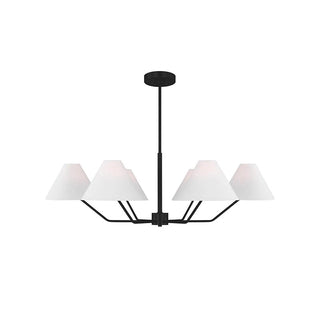 Lustra Lustre en Laiton Abat-jours en Tissu en Forme de Cône Moderne