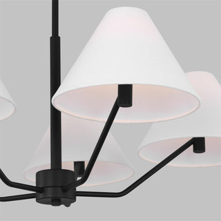 Vortex Lustre en tissu de style industriel traditionnel et vintage