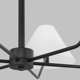 Lustra Lustre en Laiton Abat-jours en Tissu en Forme de Cône Moderne