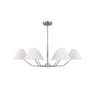 Lustra Lustre en Laiton Abat-jours en Tissu en Forme de Cône Moderne
