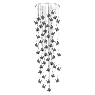 Lunora Lampe Suspendue Moderne Papillon