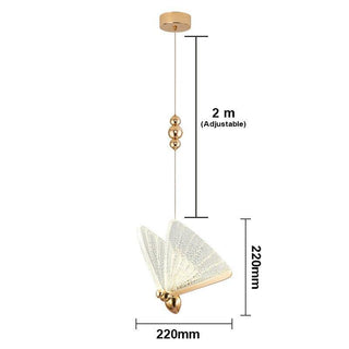 Arisha Moderne Luminaires Suspension Doré Animal