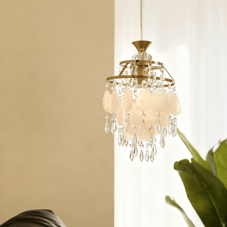 Butterfly Crystal Pendant Light-Neutral Decor