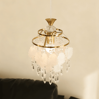 Butterfly Crystal Pendant Light-Neutral Decor