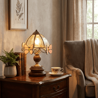 Butterfly Garden Tiffany Table Lamp-Neutral Decor