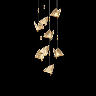 Lunora Lampe Suspendue Moderne Papillon