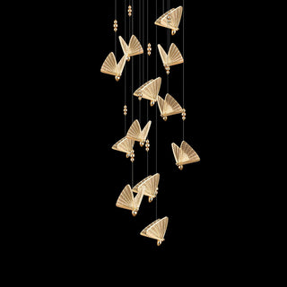 Lunora Lampe Suspendue Moderne Papillon
