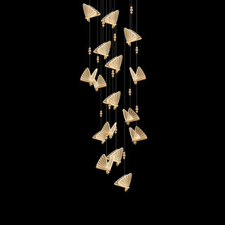 Lunora Lampe Suspendue Moderne Papillon