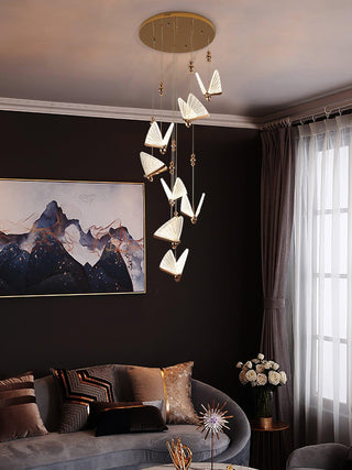 Lunora Lampe Suspendue Moderne Papillon