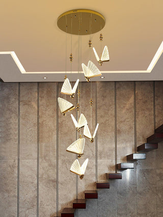 Lunora Lampe Suspendue Moderne Papillon