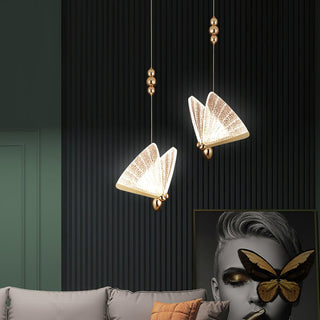 Lunora Lampe Suspendue Moderne Papillon