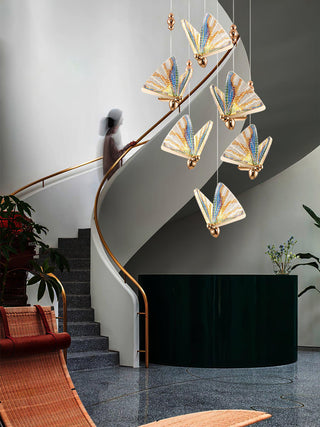 Lunora Lampe Suspendue Moderne Papillon