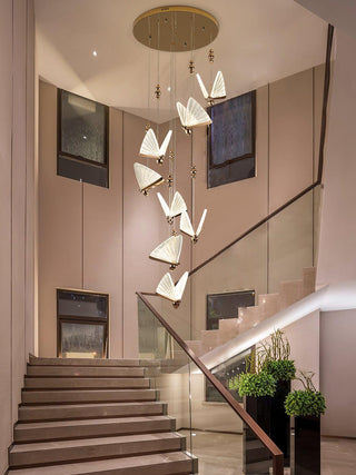Lunora Lampe Suspendue Moderne Papillon