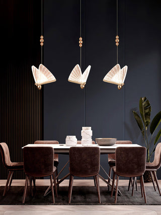 Lunora Lampe Suspendue Moderne Papillon
