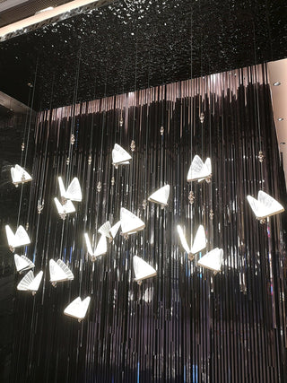 Lunora Lampe Suspendue Moderne Papillon