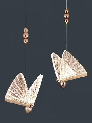 Lunora Lampe Suspendue Moderne Papillon