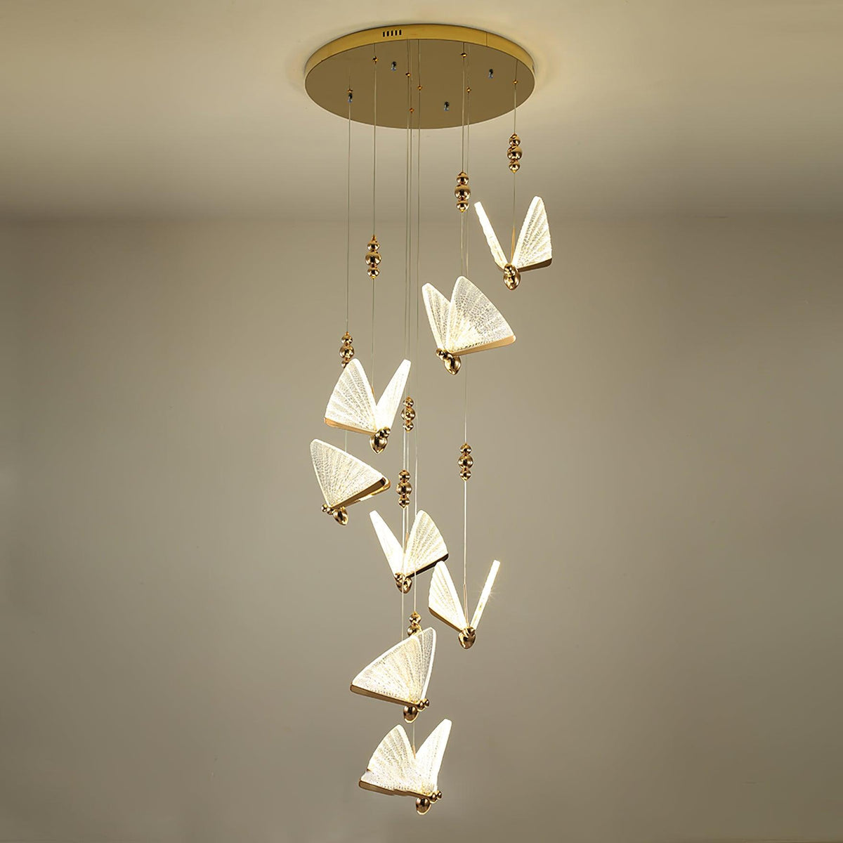 Lunora Lampe Suspendue Moderne Papillon