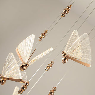 Lunora Lampe Suspendue Moderne Papillon