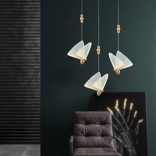 Lunora Lampe Suspendue Moderne Papillon
