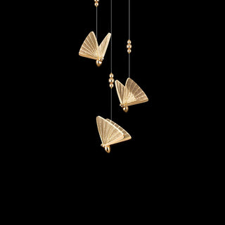 Lunora Lampe Suspendue Moderne Papillon
