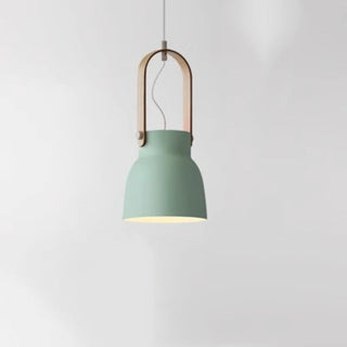 Valentina Vintage Suspension Noir/Orange Métal/Bois Chambre à coucher