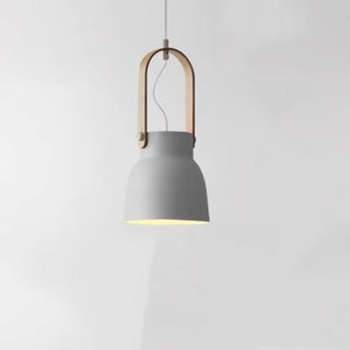 Valentina Vintage Suspension Noir/Orange Métal/Bois Chambre à coucher