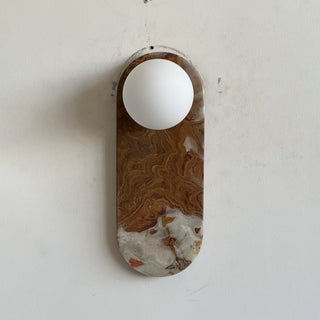 Syraeia Applique Murale Marbre Jade Minimaliste Moderne-Luire