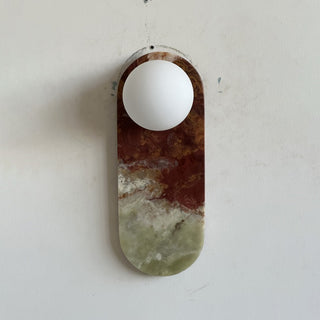 Syraeia Applique Murale Marbre Jade Minimaliste Moderne-Luire