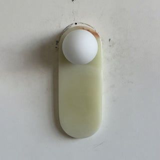 Syraeia Applique Murale Marbre Jade Minimaliste Moderne-Luire