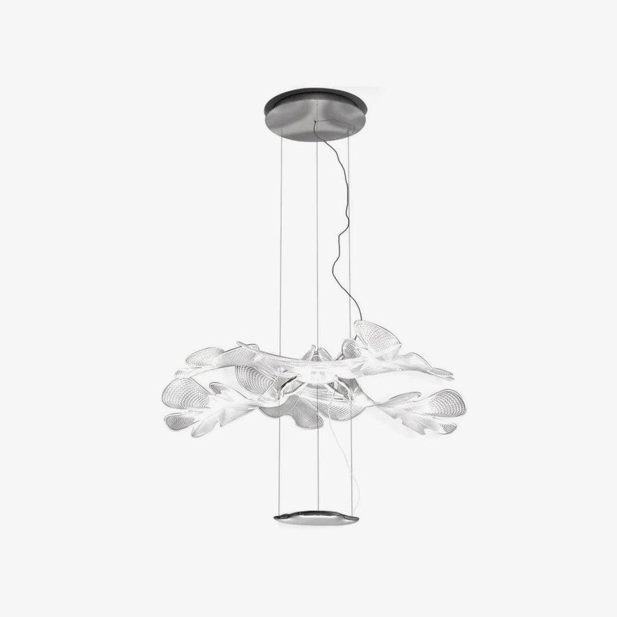 Eldio Lustre Suspension Feuille Transparente