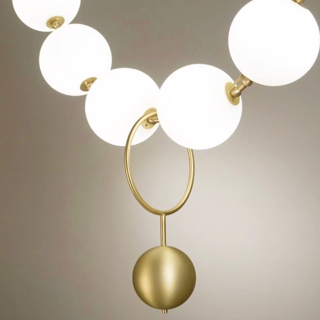 Laureya Suspension Lampe Collier en Verre