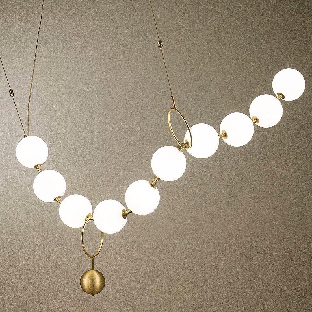 Laureya Suspension Lampe Collier en Verre