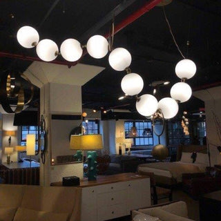 Lustra Suspension Lampe Collier en Verre