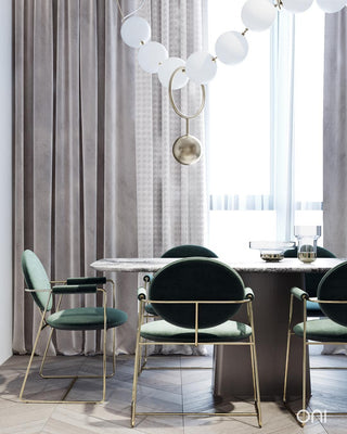 Lustra Suspension Lampe Collier en Verre