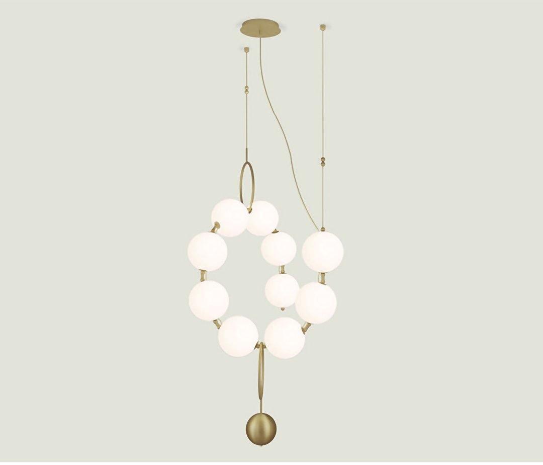 Laureya Suspension Lampe Collier en Verre