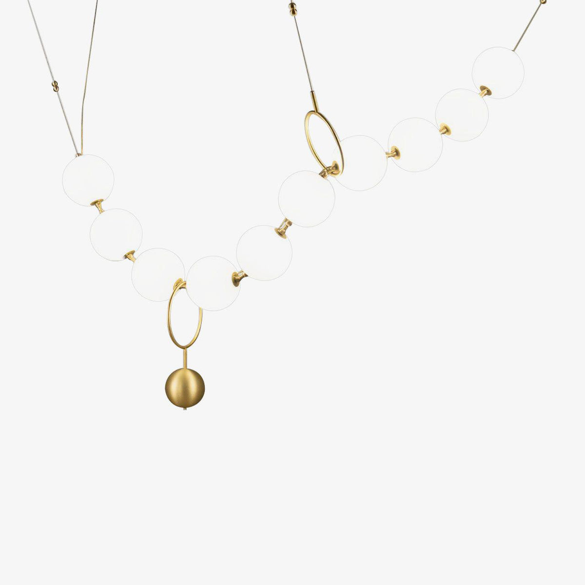 Laureya Suspension Lampe Collier en Verre