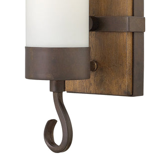 Elara Applique Murale en Bois et Verre Style Minimaliste Moderne