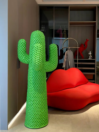 Mello Sculptural Cactus Coat Rack-Neutral Decor