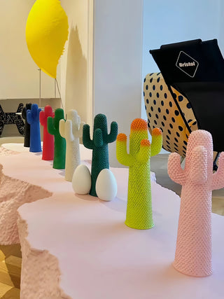 Mello Sculptural Cactus Coat Rack-Neutral Decor