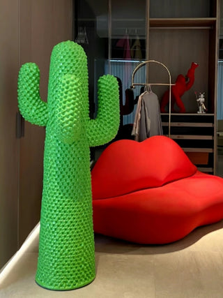 Mello Sculptural Cactus Coat Rack-Neutral Decor
