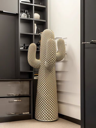 Mello Sculptural Cactus Coat Rack-Neutral Decor