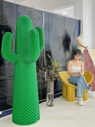 Mello Sculptural Cactus Coat Rack-Neutral Decor