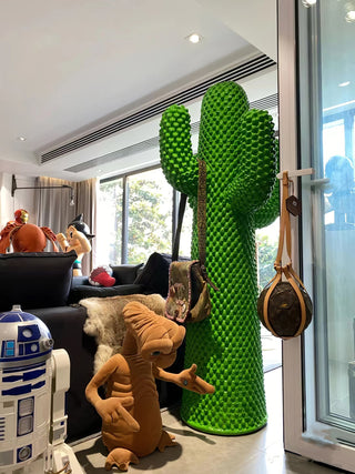 Mello Sculptural Cactus Coat Rack-Neutral Decor