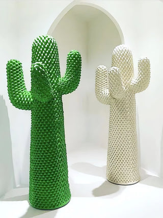 Mello Sculptural Cactus Coat Rack-Neutral Decor