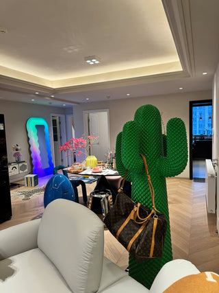 Mello Sculptural Cactus Coat Rack-Neutral Decor