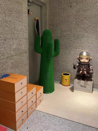 Mello Sculptural Cactus Coat Rack-Neutral Decor