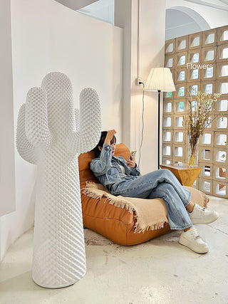 Mello Sculptural Cactus Coat Rack-Neutral Decor