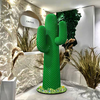 Mello Sculptural Cactus Coat Rack-Neutral Decor