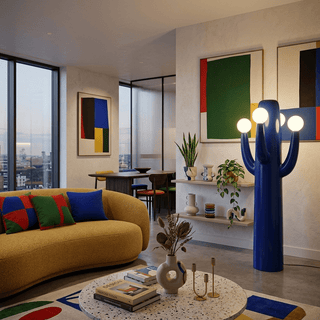Cactus Luma Totem Floor Lamp-Neutral Decor