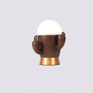 Solivice Lampe de Table en Bois Capricieuse
